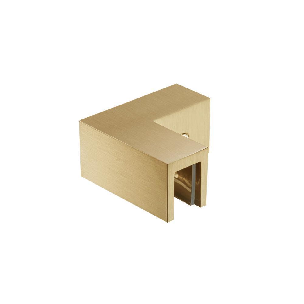 90 Degree Glass to Glass Sleeve Over Clamp