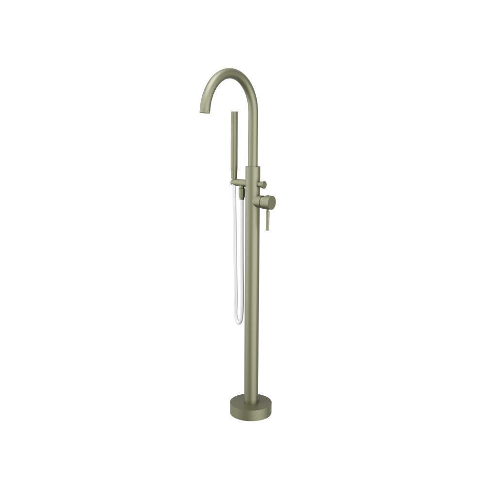 Freestanding Floor Mount Bathtub / Tub Filler With Hand Shower