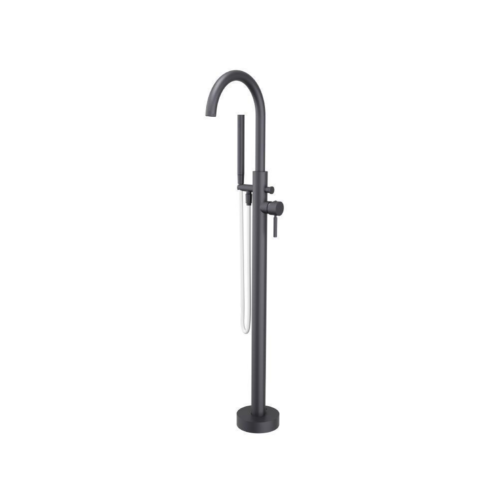 Freestanding Floor Mount Bathtub / Tub Filler With Hand Shower