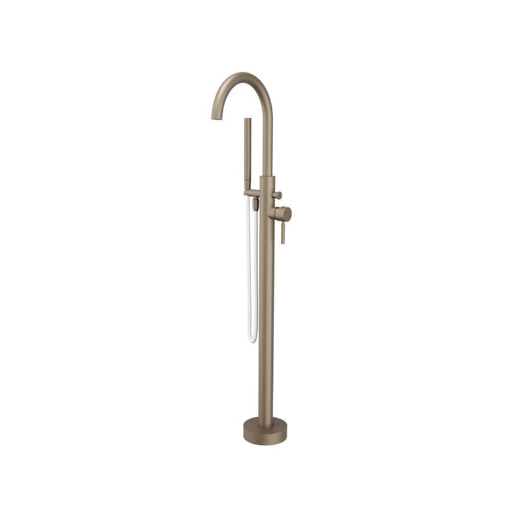Freestanding Floor Mount Bathtub / Tub Filler With Hand Shower