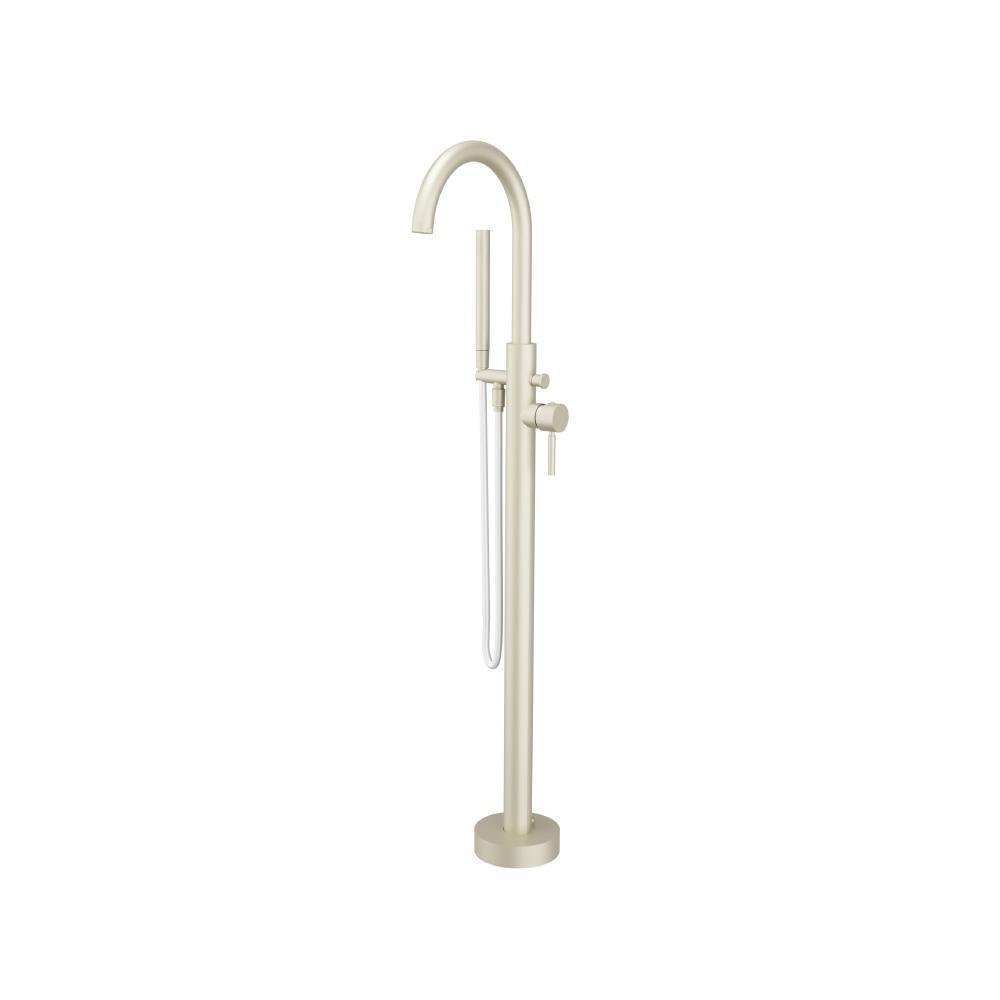 Freestanding Floor Mount Bathtub / Tub Filler With Hand Shower