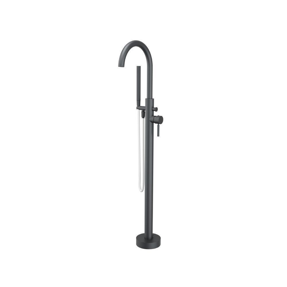 Freestanding Floor Mount Bathtub / Tub Filler With Hand Shower