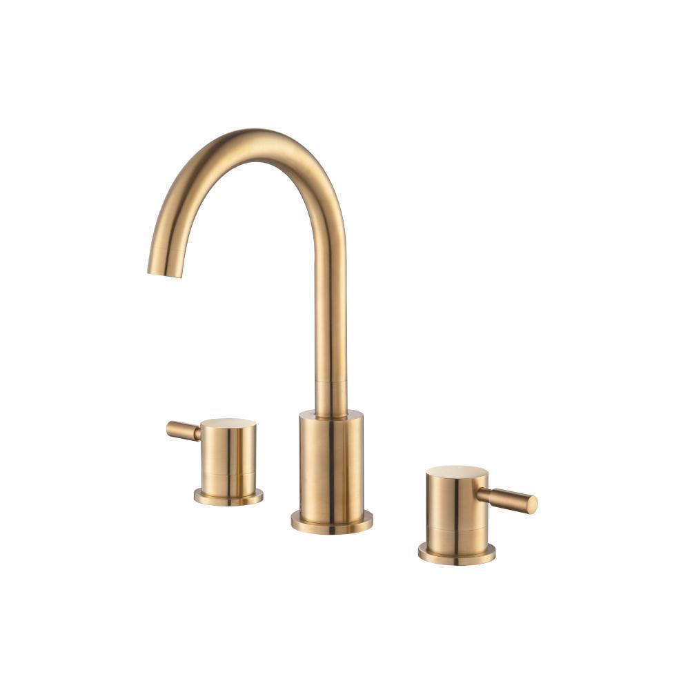 Three Hole 8" Widespread Two Handle Bathroom Faucet