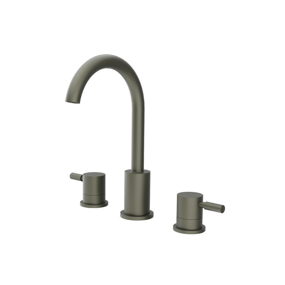 Three Hole 8" Widespread Two Handle Bathroom Faucet