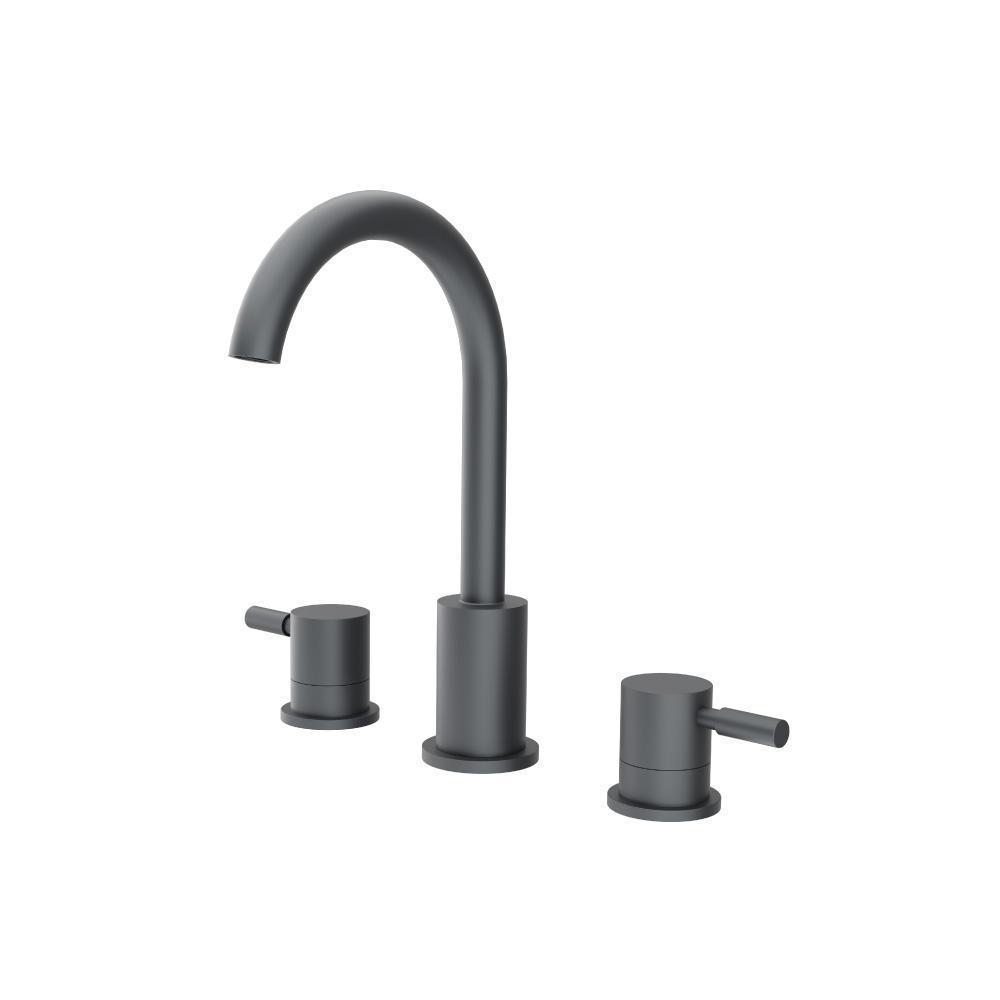 Three Hole 8" Widespread Two Handle Bathroom Faucet