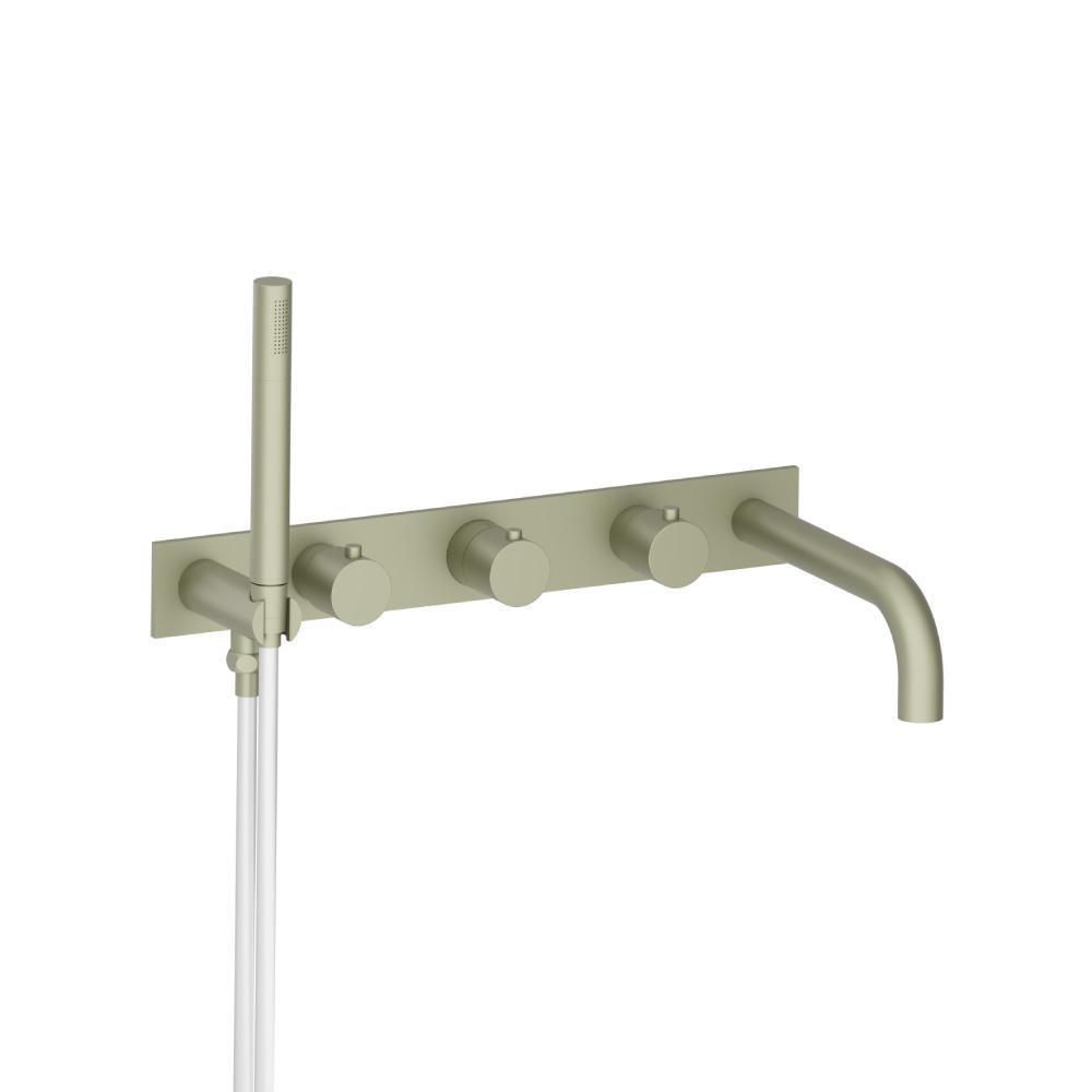 Wall Mount Tub Filler With Hand Shower
