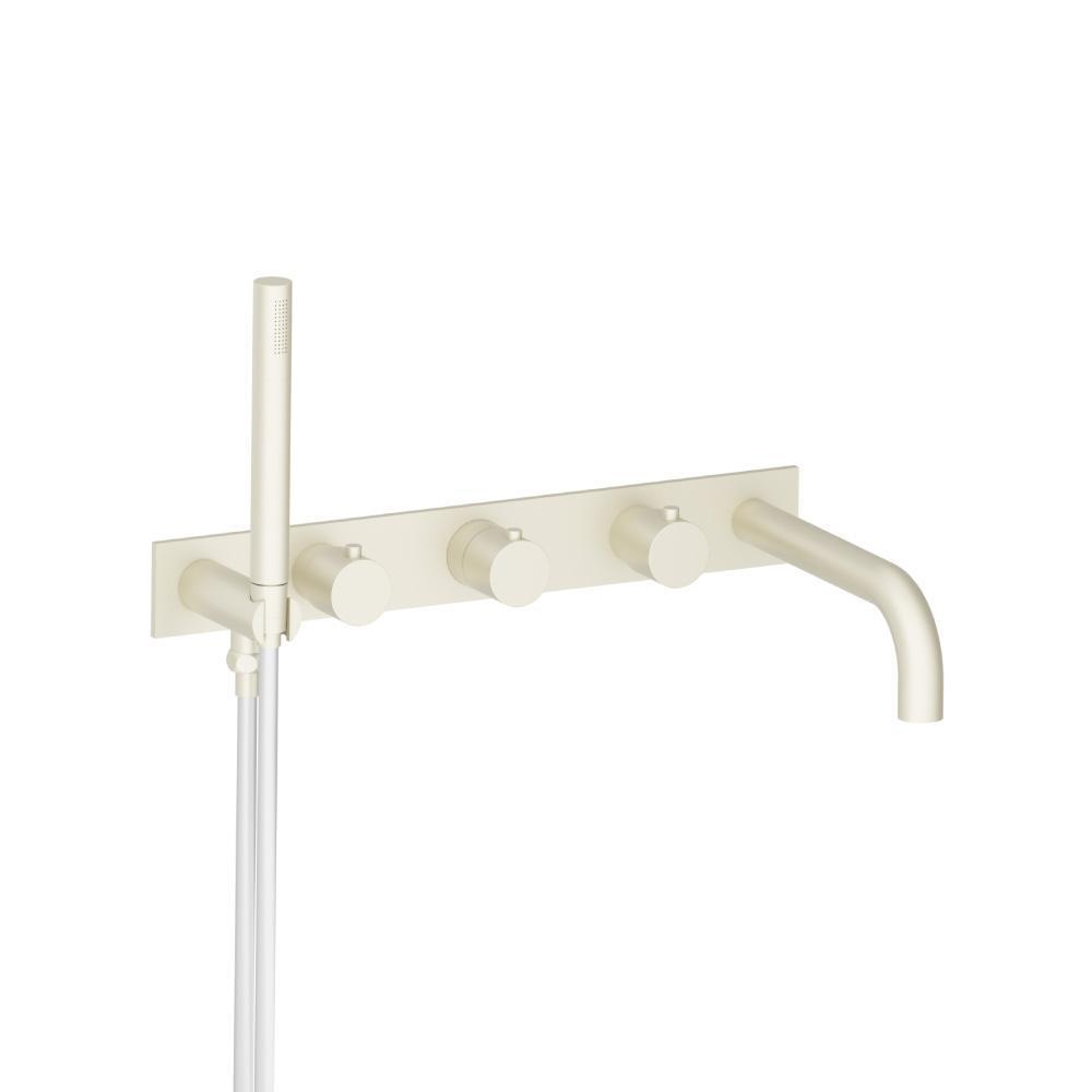 Wall Mount Tub Filler With Hand Shower