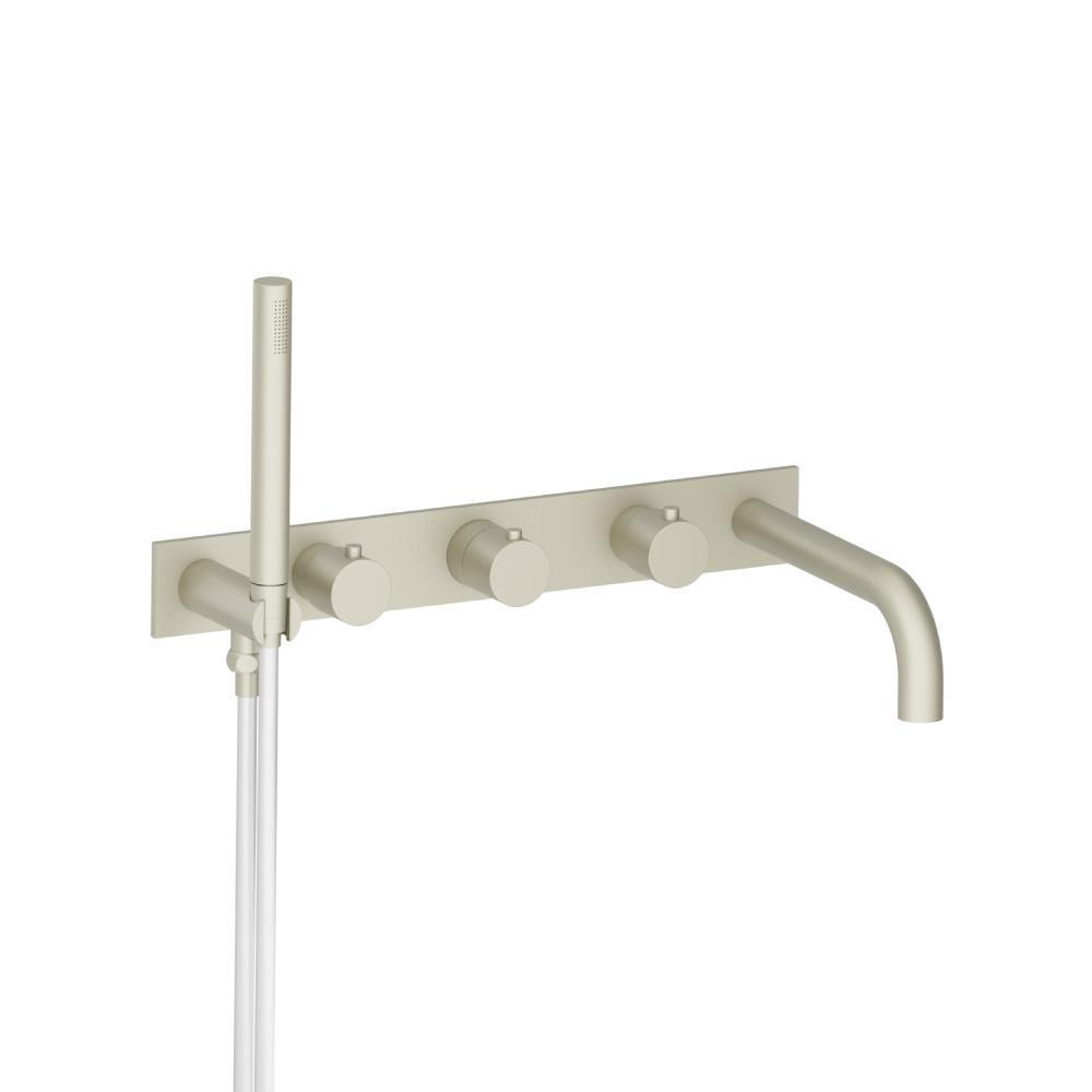 Wall Mount Tub Filler With Hand Shower