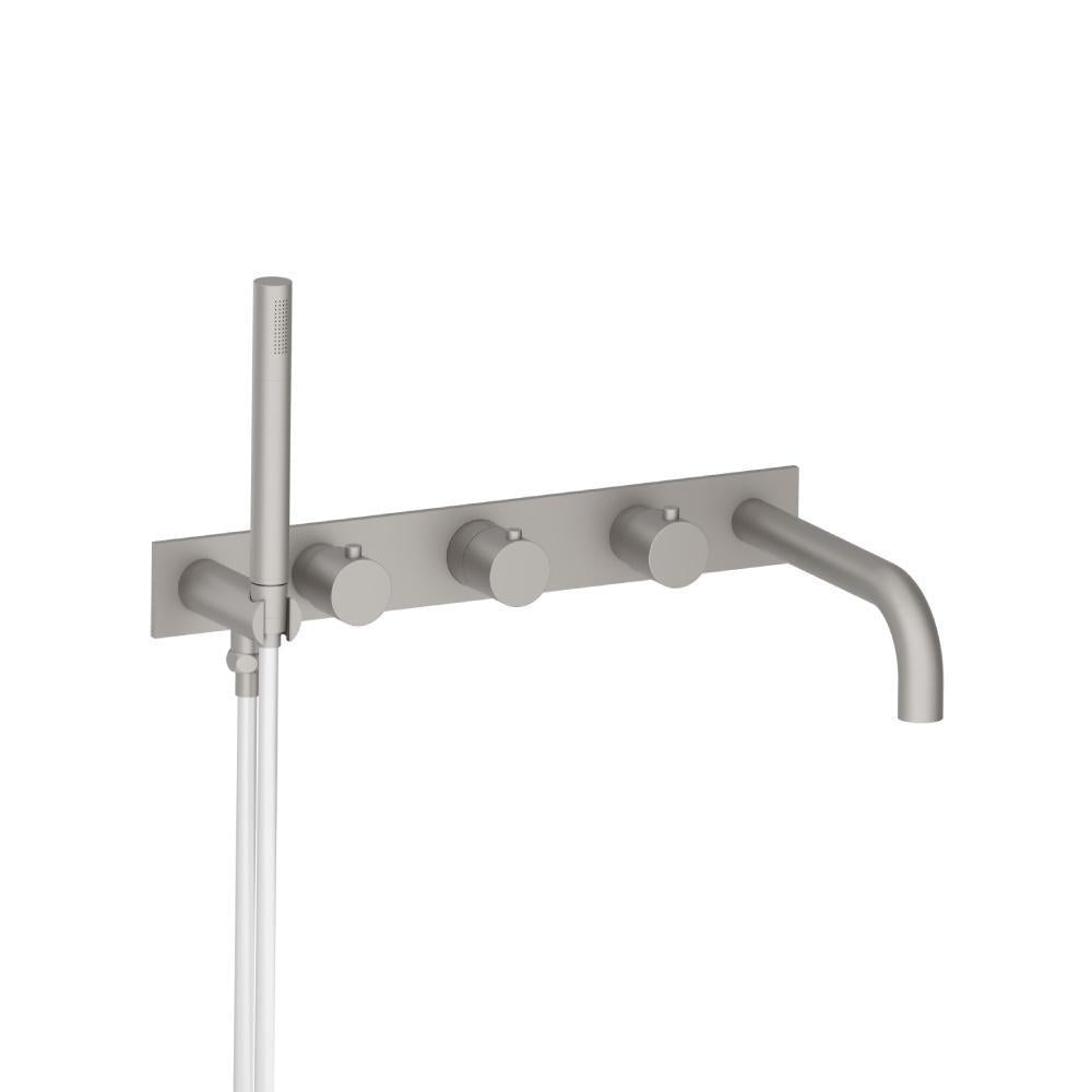 Wall Mount Tub Filler With Hand Shower