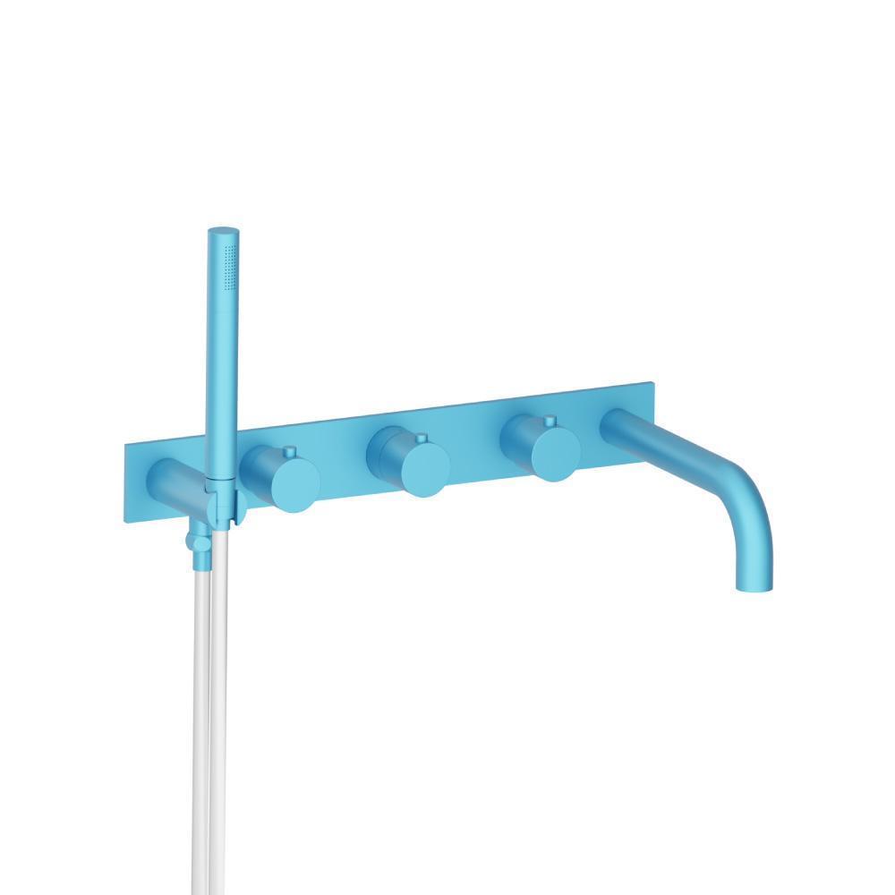 Wall Mount Tub Filler With Hand Shower