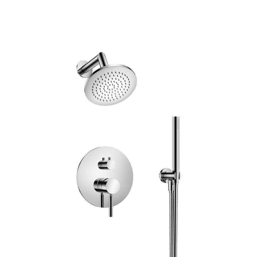 Two Output Shower Set With Shower Head And Hand Held