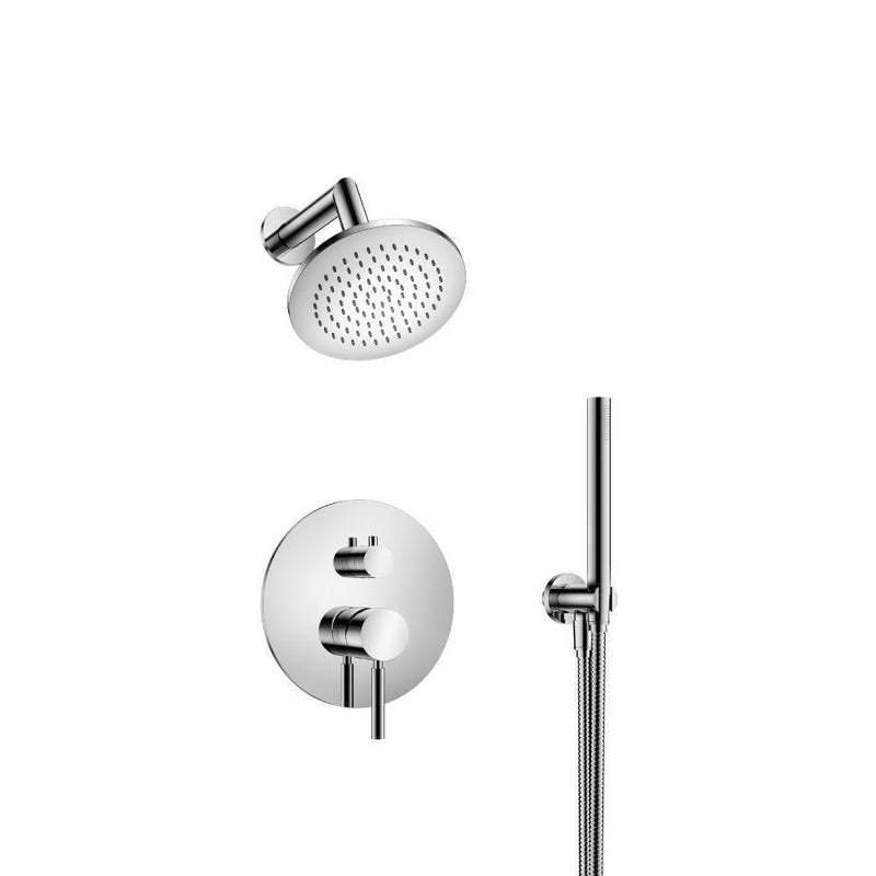 Two Output Shower Set With Shower Head And Hand Held