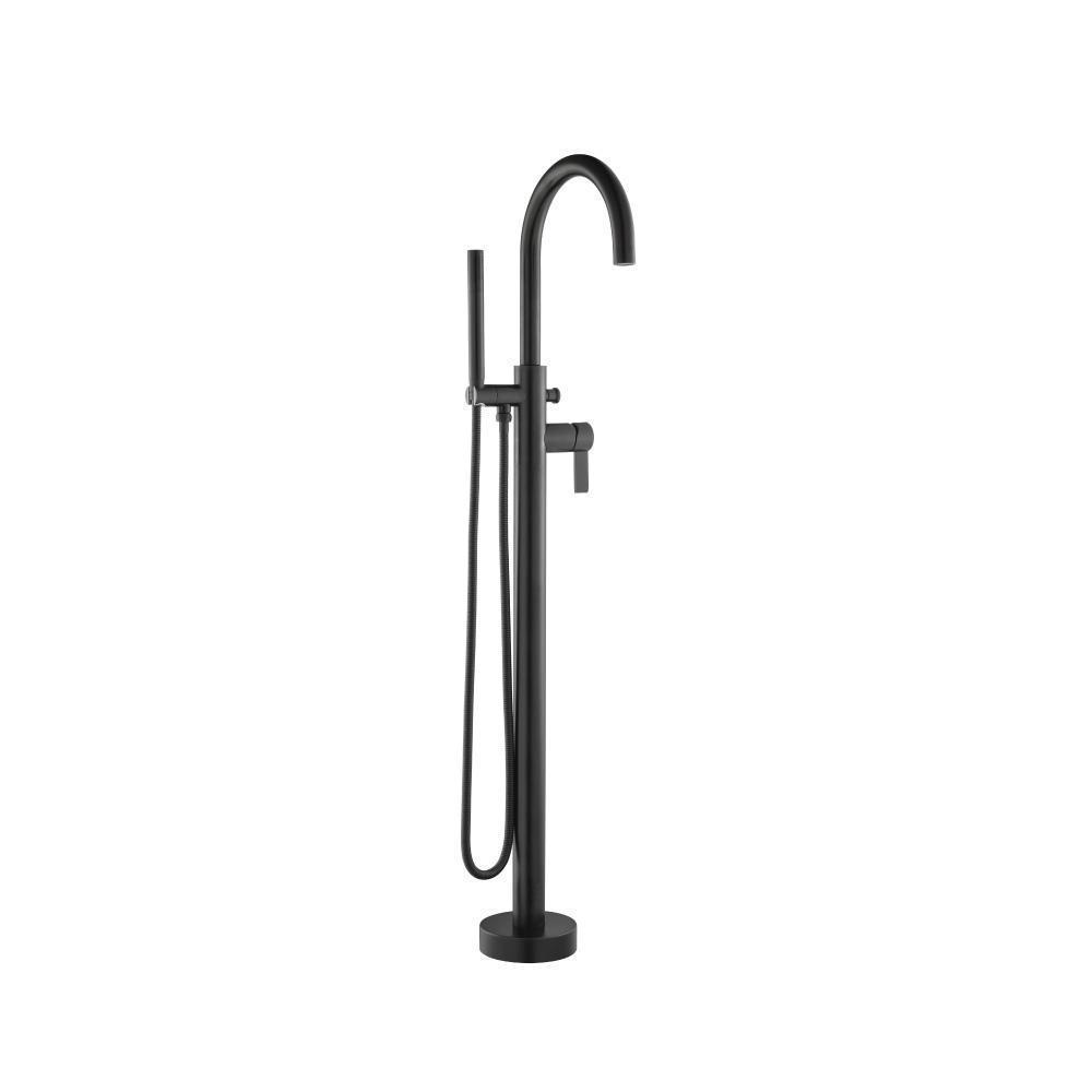 Freestanding Floor Mount Bathtub / Tub Filler With Hand Shower