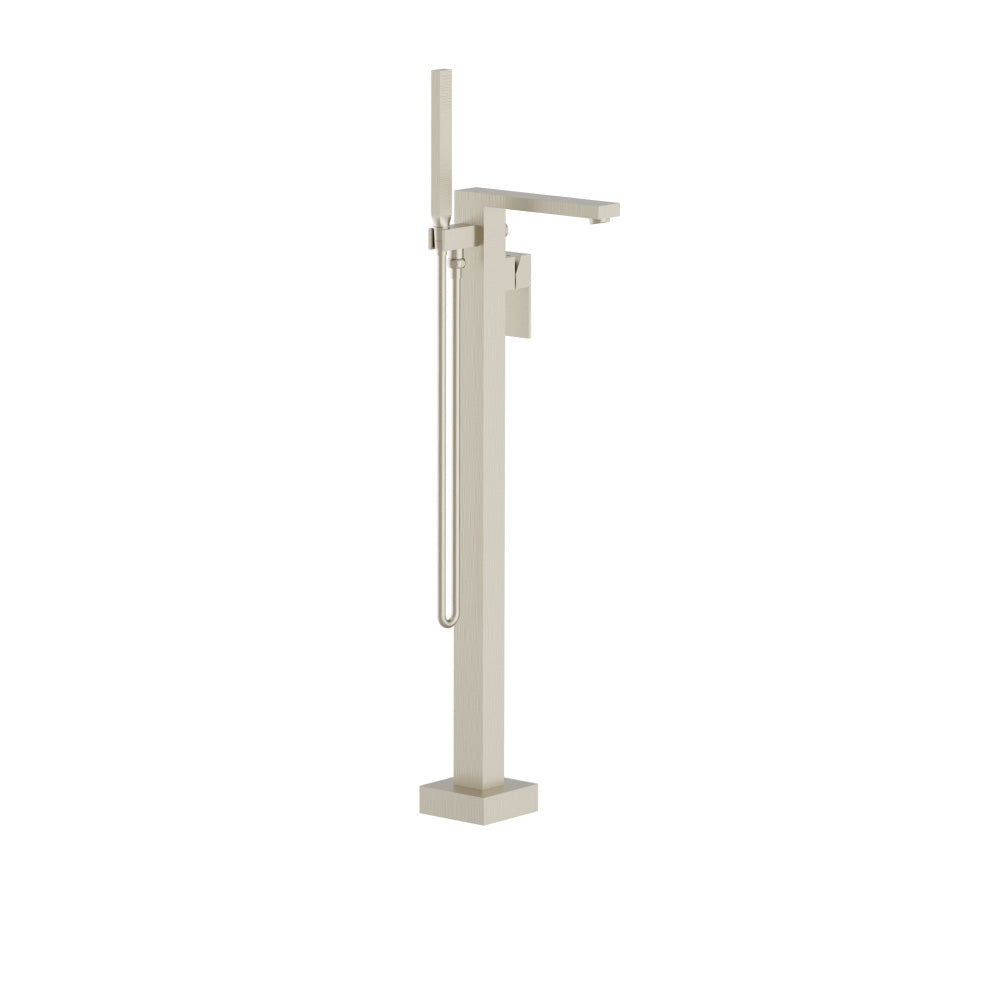 Freestanding Floor Mount Bathtub / Tub Filler With Hand Shower