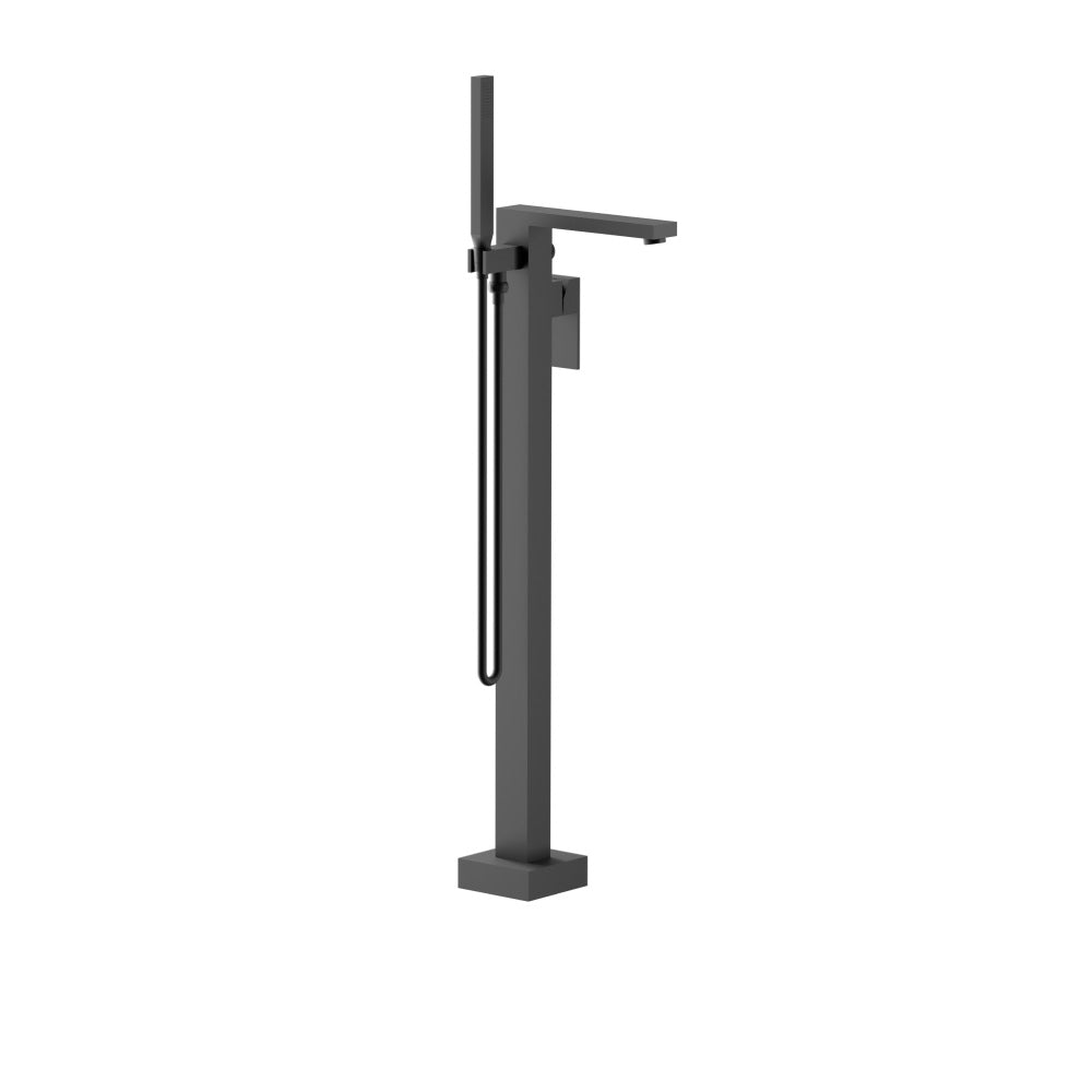 Freestanding Floor Mount Bathtub / Tub Filler With Hand Shower
