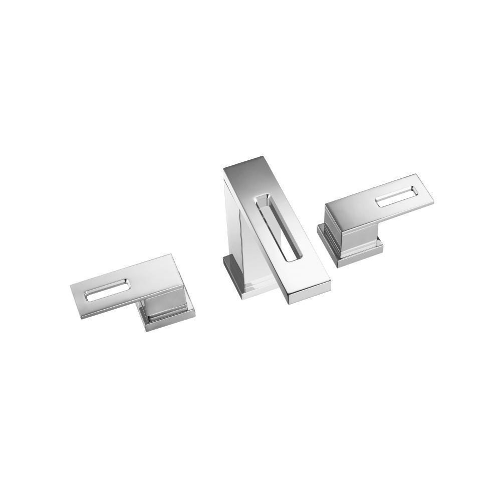 Three Hole 8" Widespread Two Handle Bathroom Faucet