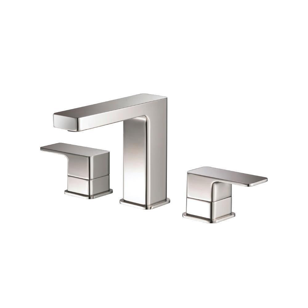 Three Hole 8" Widespread Two Handle Bathroom Faucet