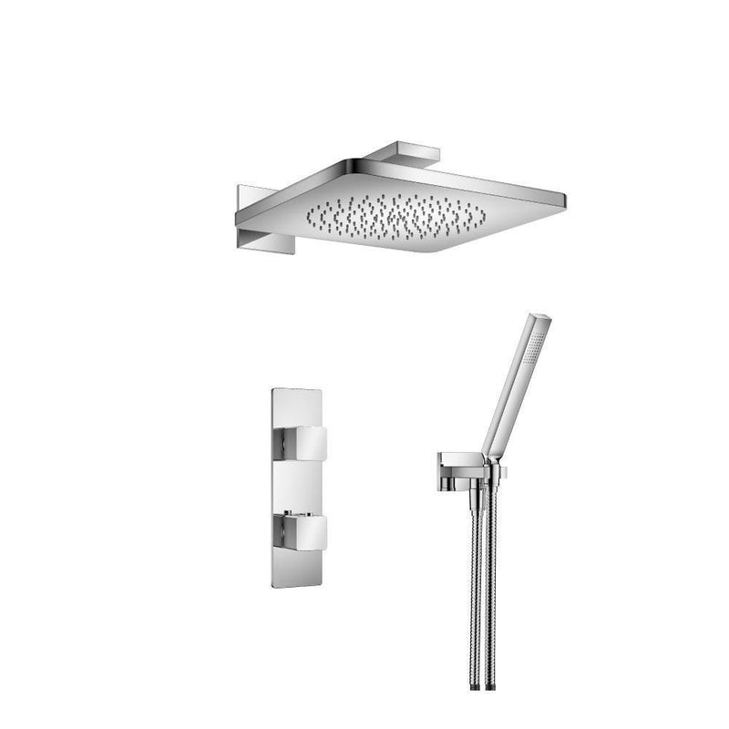 Two Output Shower Set With Shower Head And Hand Held