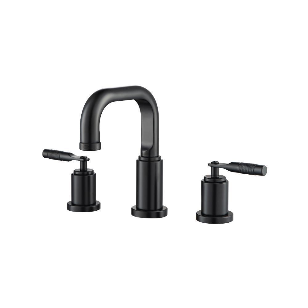 Three Hole 8" Widespread Two Handle Bathroom Faucet
