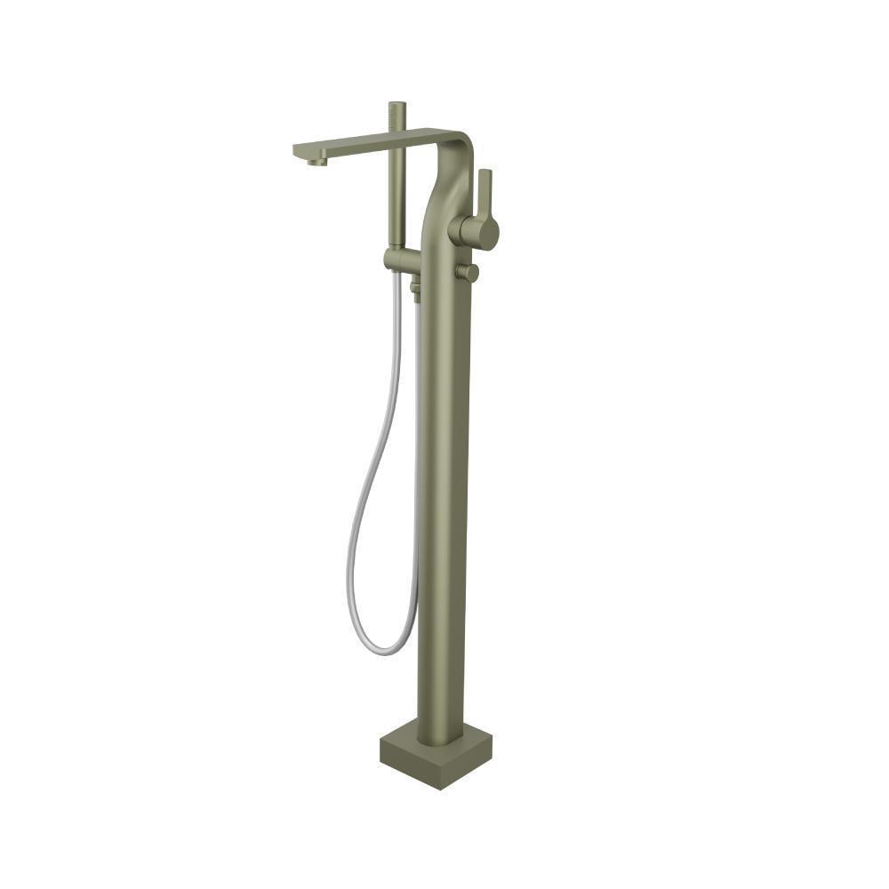 Freestanding Floor Mount Bathtub / Tub Filler With Hand Shower