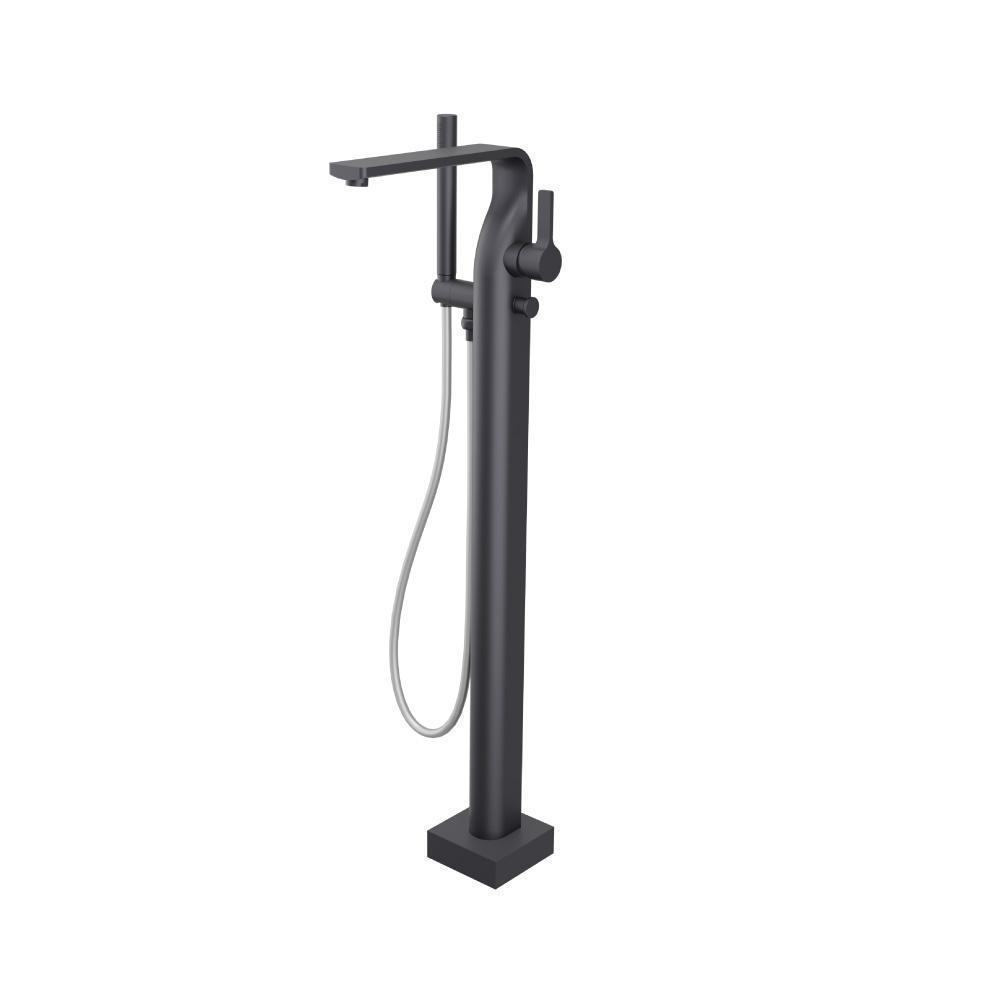 Freestanding Floor Mount Bathtub / Tub Filler With Hand Shower