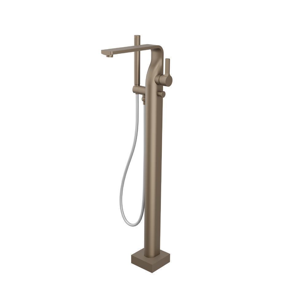Freestanding Floor Mount Bathtub / Tub Filler With Hand Shower