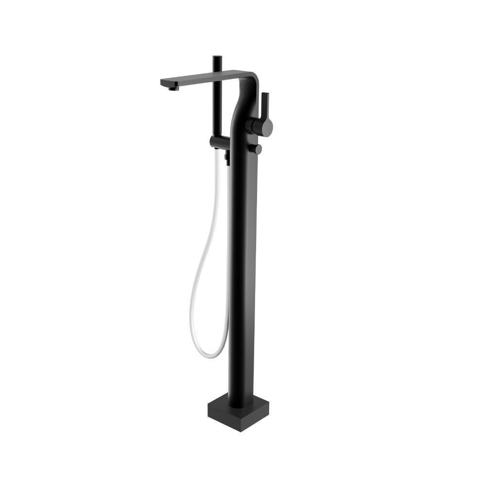 Freestanding Floor Mount Bathtub / Tub Filler With Hand Shower