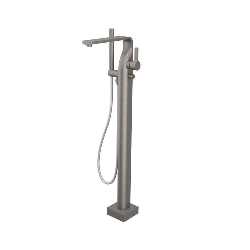 Freestanding Floor Mount Bathtub / Tub Filler With Hand Shower