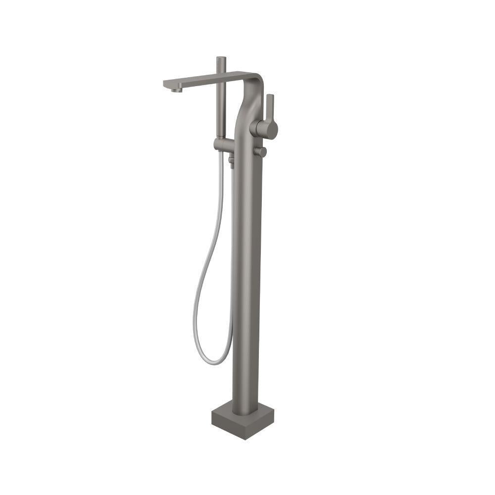 Freestanding Floor Mount Bathtub / Tub Filler With Hand Shower