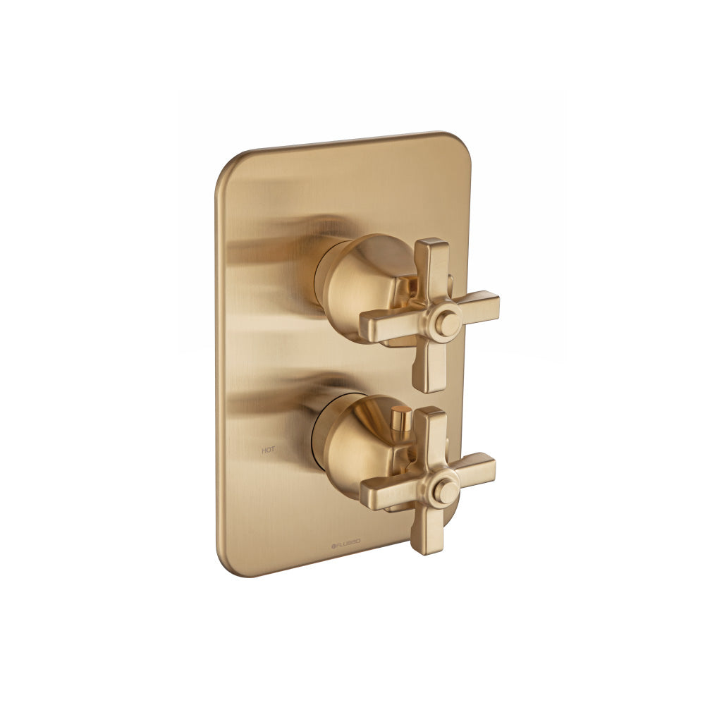 3/4" Thermostatic Shower Valve & Trim - 2-Output