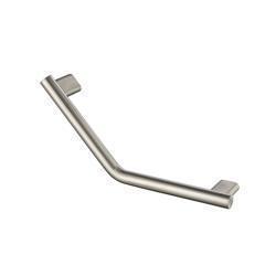 Durable Solid Brass Angled Bathroom Shower Grab Bar 18-inch ADA Compliant