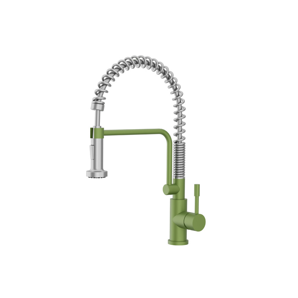 Caso - Semi-Professional Dual Spray Stainless Steel Kitchen Faucet With Pull Out