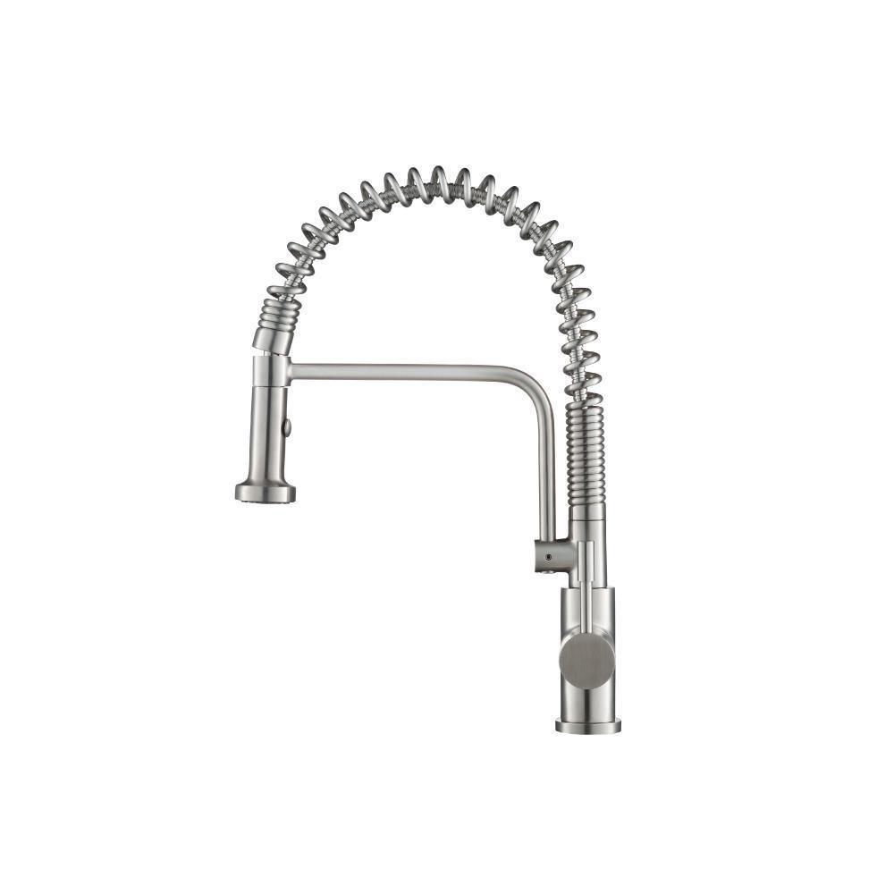 Caso - Semi-Professional Dual Spray Stainless Steel Kitchen Faucet With Pull Out