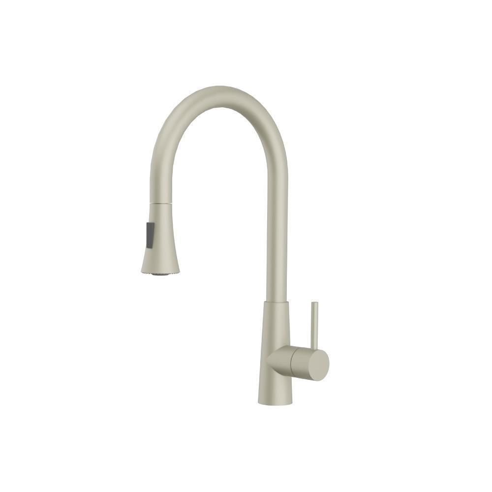 Zest - Dual Spray Stainless Steel Kitchen Faucet With Pull Out