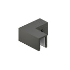 90 Degree Glass to Glass Sleeve Over Clamp
