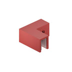 90 Degree Glass to Glass Sleeve Over Clamp