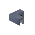 90 Degree Glass to Glass Sleeve Over Clamp