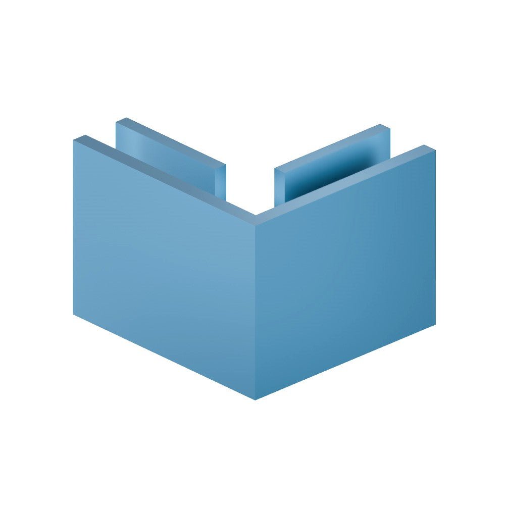 90 Degrees Glass to Glass Fixed Clamp