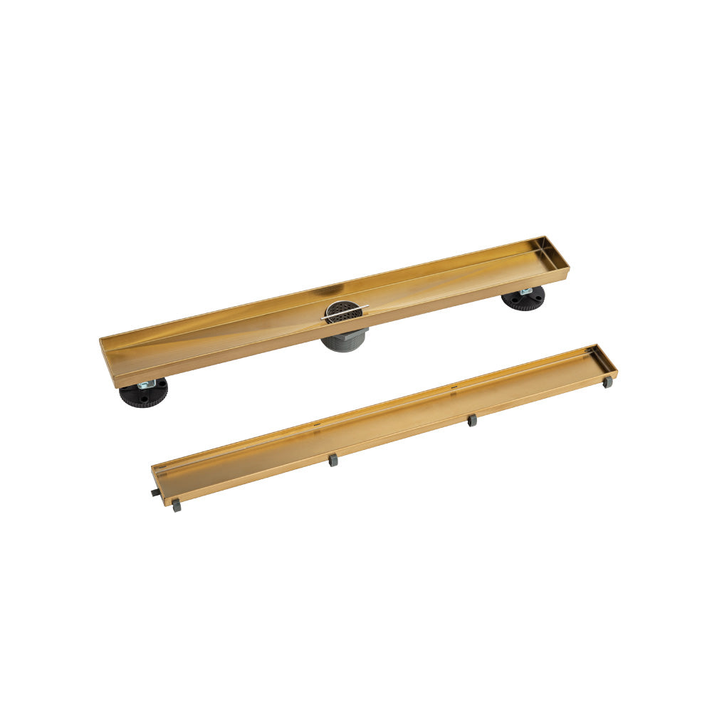 24" Tile Insert Linear Drain with 2" Outlet