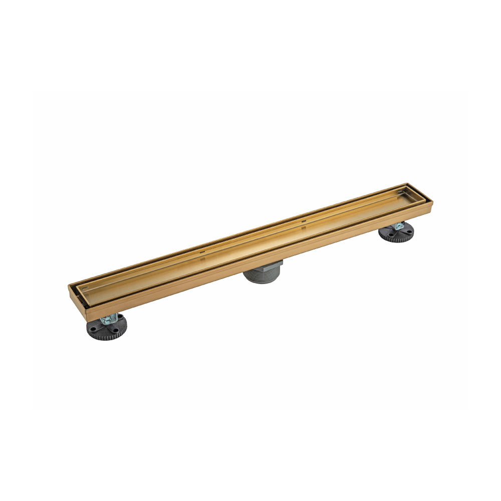 24" Tile Insert Linear Drain with 2" Outlet