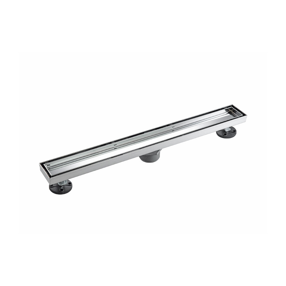 24" Tile Insert Linear Drain with 2" Outlet