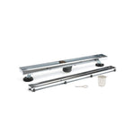 24" Tile Insert Linear Drain with 2" Outlet