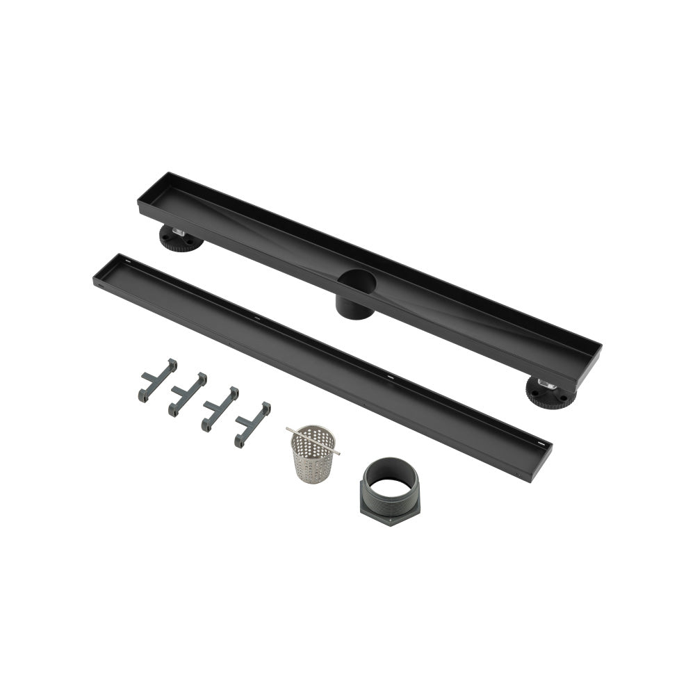 24" Tile Insert Linear Drain with 2" Outlet