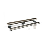 24" Tile Insert Linear Drain with 2" Outlet