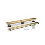 24" Tile Insert Linear Drain with 2" Outlet
