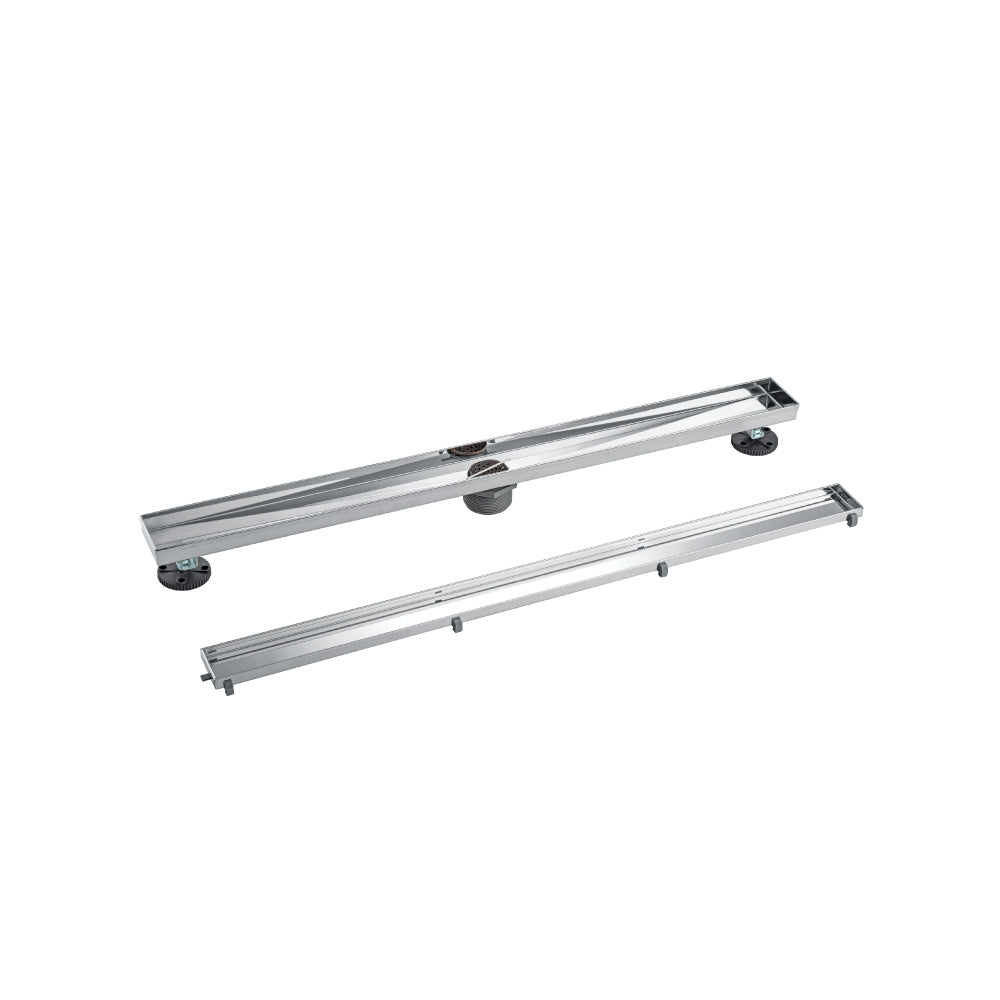 32" Tile Insert Linear Drain with 2" Outlet