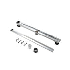 32" Tile Insert Linear Drain with 2" Outlet