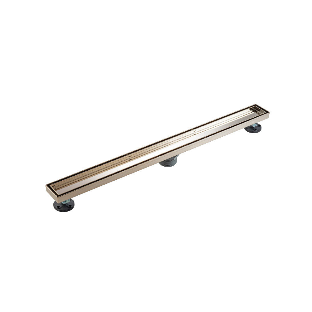 32" Tile Insert Linear Drain with 2" Outlet