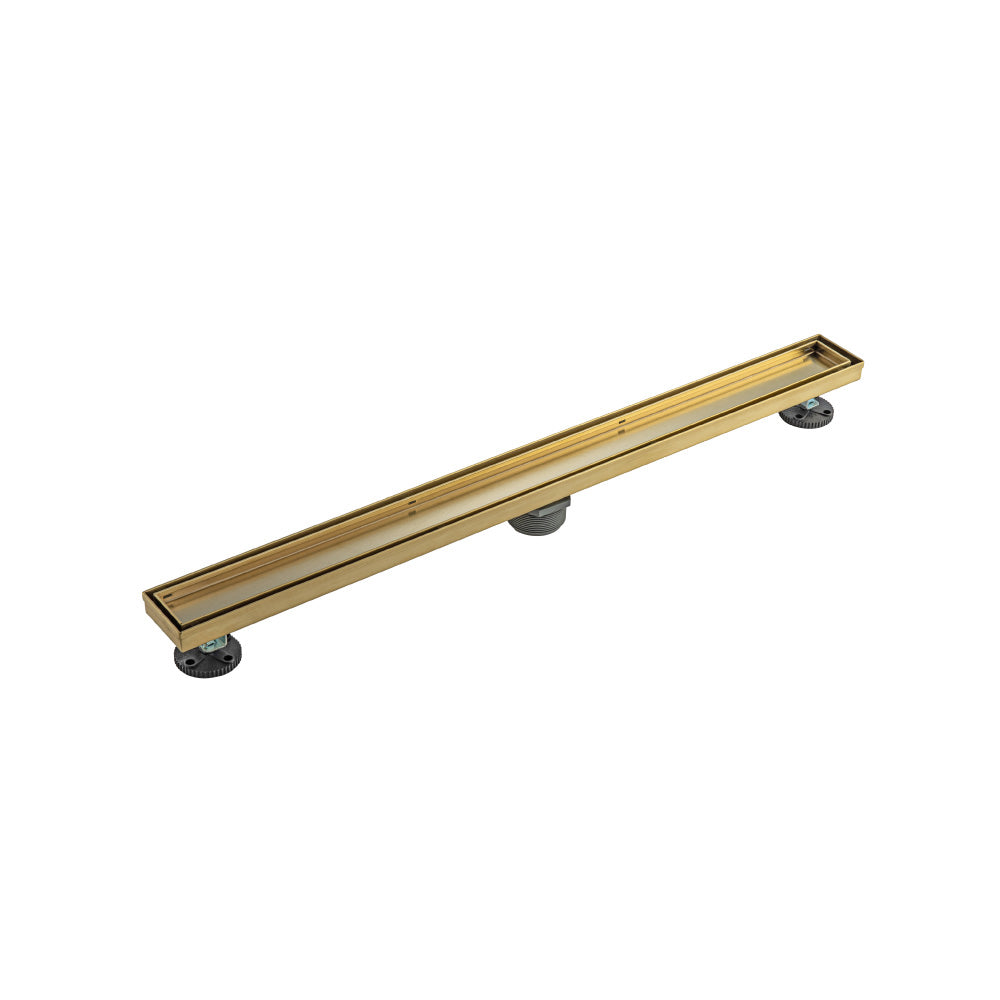 32" Tile Insert Linear Drain with 2" Outlet