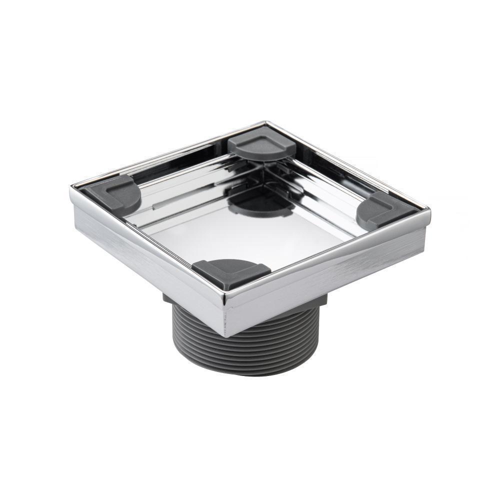 4" Tile Insert Floor Drain with 2" Outlet